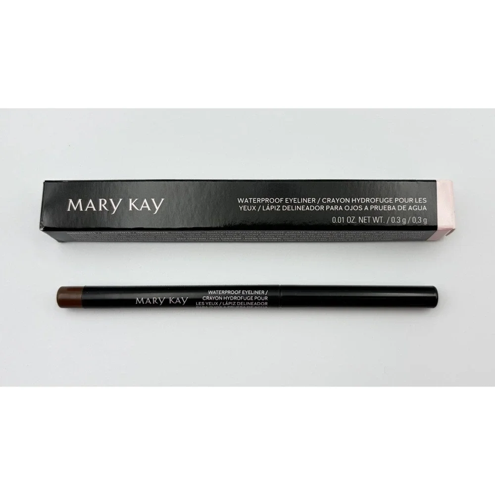 Mary Kay Waterproof Eyeliner Brown Brun 205909 New In Box Full Size .01 oz